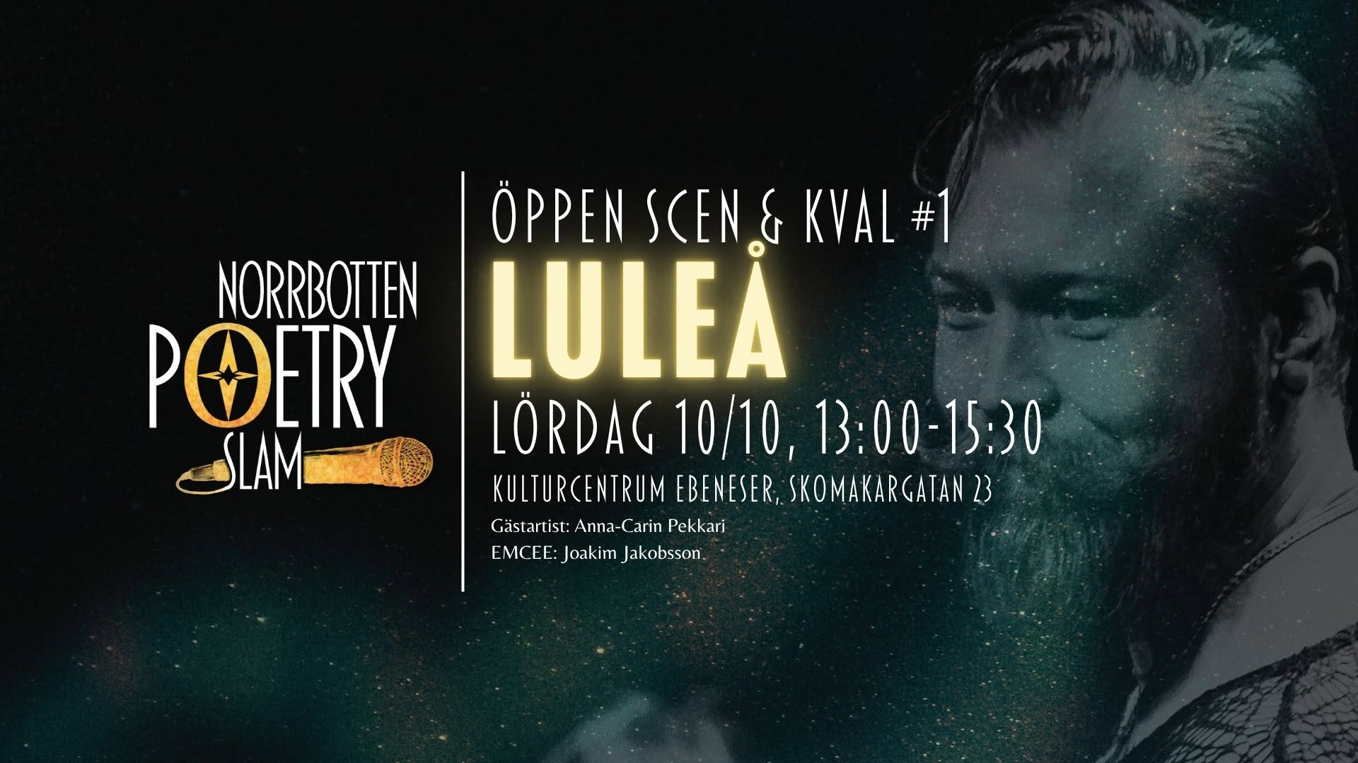 Poetry Slam kval #1 Luleå